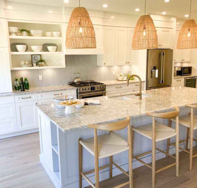 Koka Cabinets kitchen showroom, highlighting their work as a kitchen cabinet manufacturer.